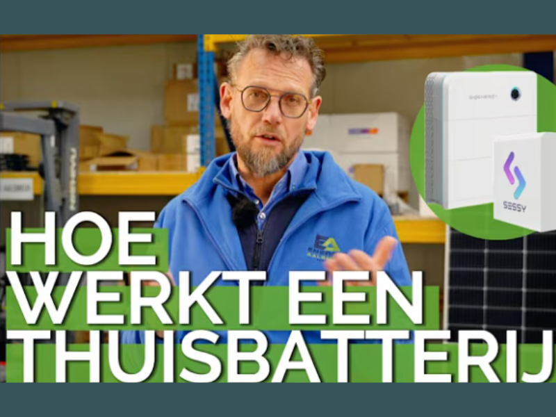 hoe werkt een thuisbatterij